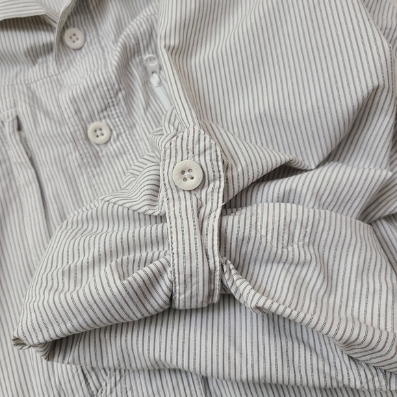 THE North Face pinstripes button-down long-sleeve Fishing shirt, M (PTP 20") - Picture 7 of 15